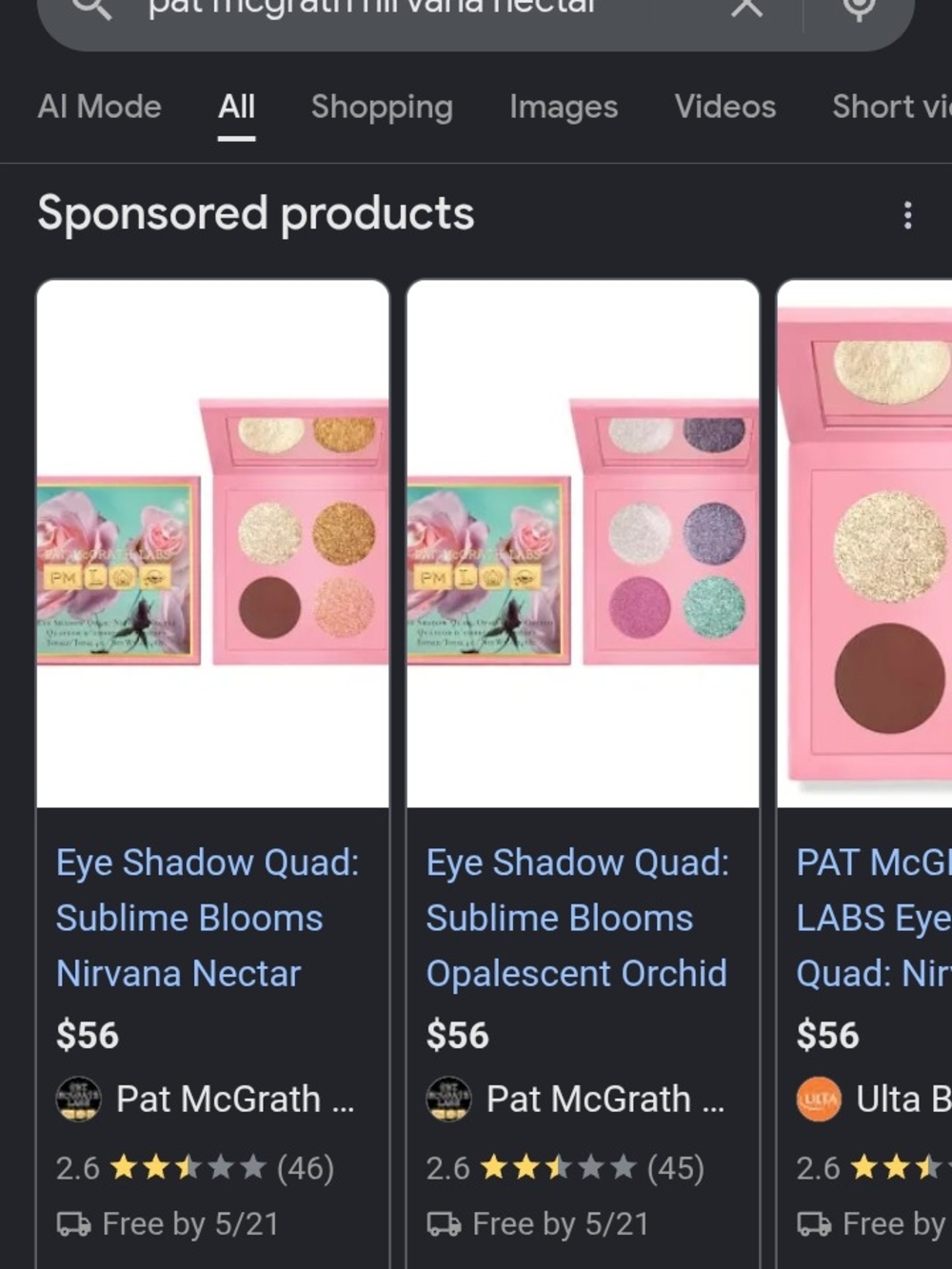 Pat McGrath Sublime Blooms Eye Shadow Quad - Pink - Picture 3 of 4